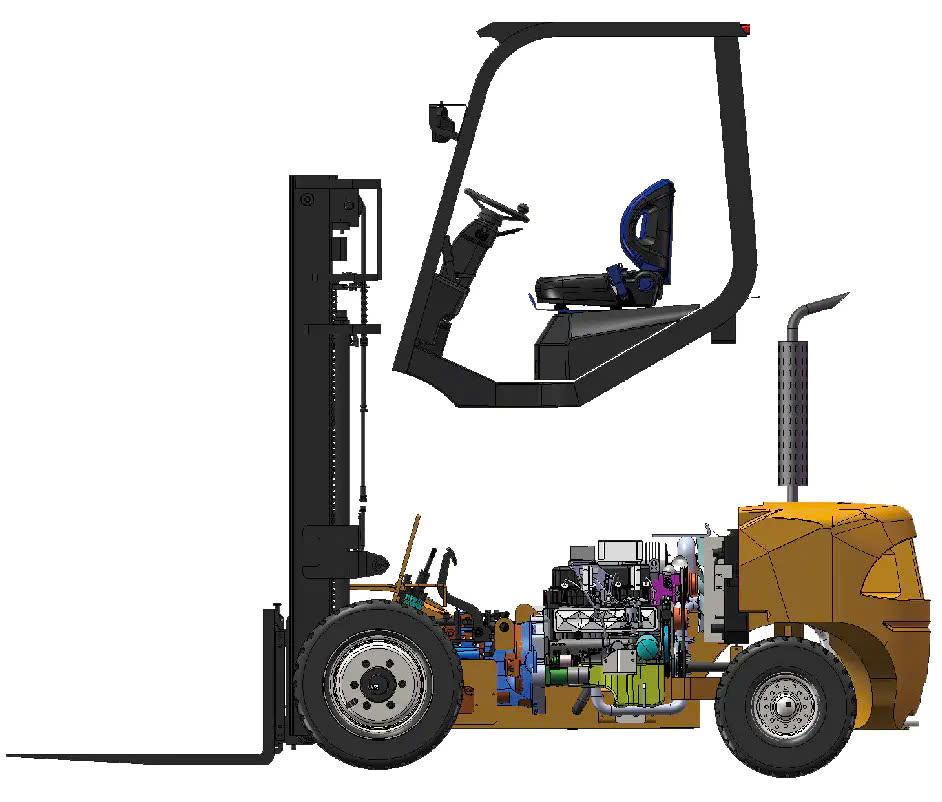 N Series 2.0T-2.5T Diesel Forklift