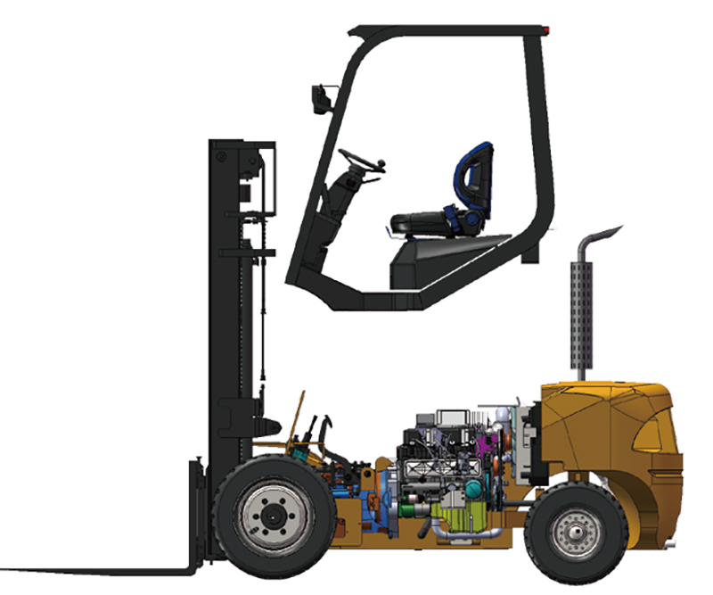 N Series 4.0T-Mini 5.0T LPG/Gas Forklift